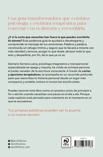 Contraportada Todas las cartas que me salvaron