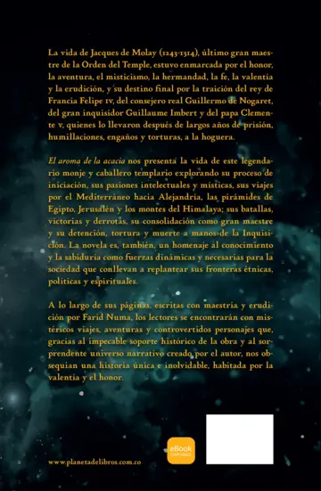 Contraportada El aroma de la acacia