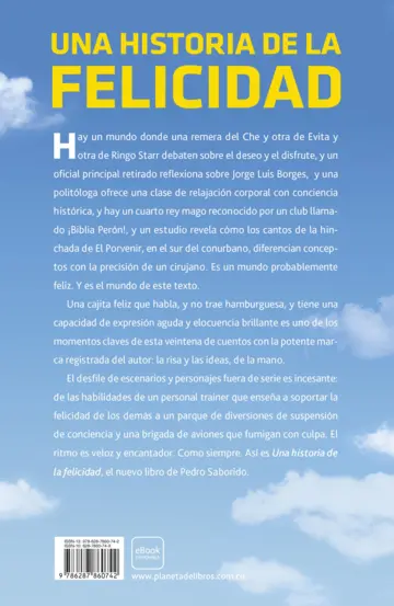 Contraportada Una historia de la felicidad