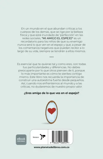 Contraportada Mi amigo el espejo