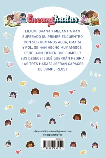 Contraportada Encanthadas 2. La balanza de los deseos