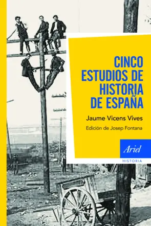 Portada Cinco estudios de Historia de España
