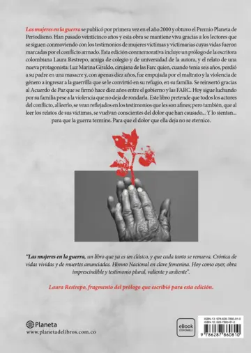 Contraportada Las mujeres en la guerra