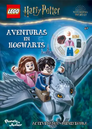 Portada Aventuras en Hogwarts. LEGO