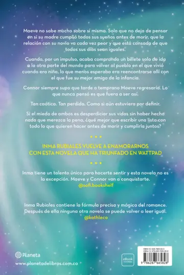 Contraportada Todos los lugares que mantuvimos en secreto