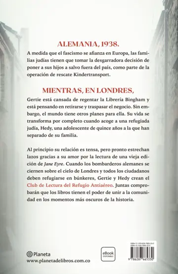 Contraportada El Club de Lectura del Refugio Antiaéreo