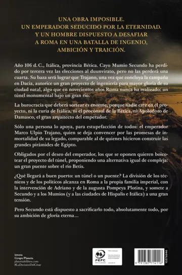 Contraportada La decisión del César