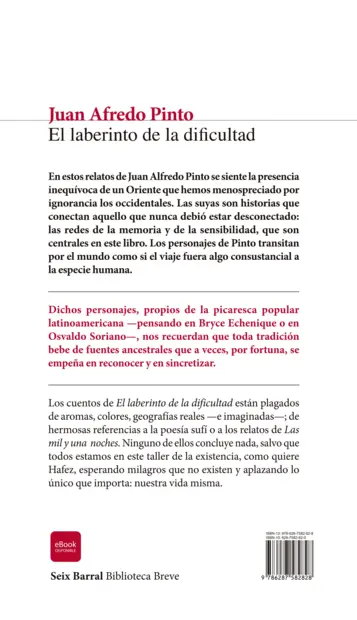 Contraportada El laberinto de la dificultad