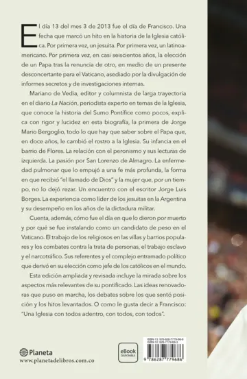 Contraportada Francisco. El Papa del pueblo (NE)