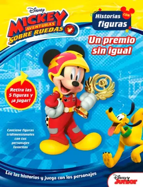 Portada Mickey aventuras sobre ruedas - Historias con figuras