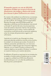 Miniatura contraportada El arte de no reaccionar