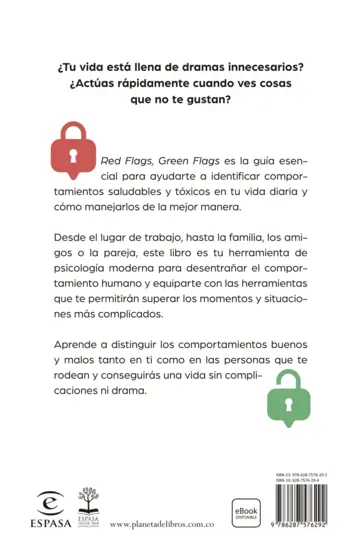 Contraportada Red Flags, Green Flags