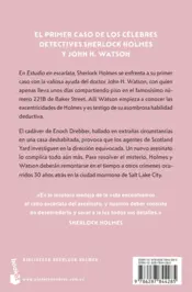 Miniatura contraportada Estudio en escarlata