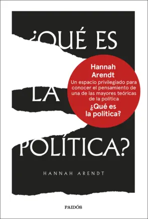 Portada ¿Qué es la política?
