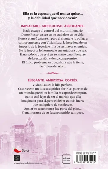 Contraportada Pecados 1. Rey de la ira