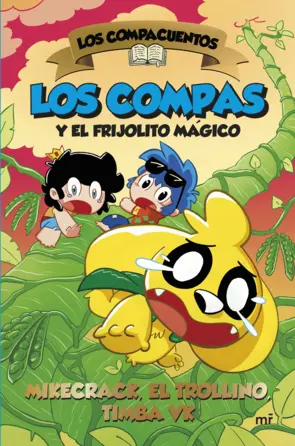 Portada Los compacuentos. Los compas y el frijolito mágico