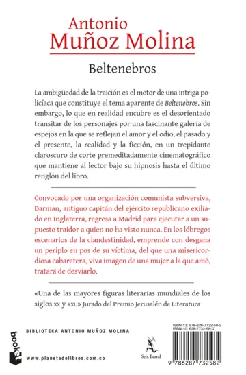 Contraportada Beltenebros