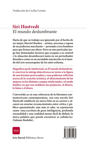 Contraportada El mundo deslumbrante