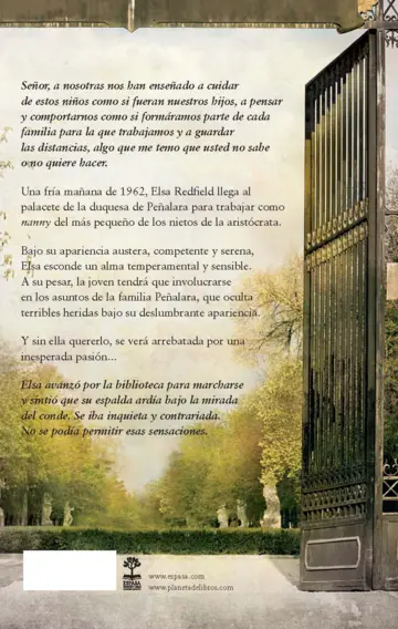 Contraportada El coraje de la señorita Redfield