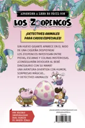 Miniatura contraportada Aprende a leer con... Los Detectives Zoopencos 10. Pita la dinosauria