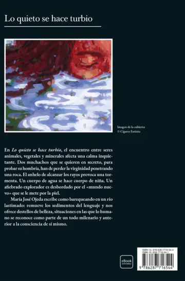 Contraportada Lo quieto se hace turbio