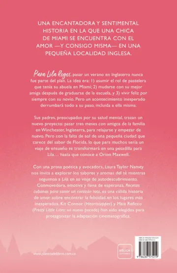 Contraportada Recetas cubanas para sanar un corazón roto