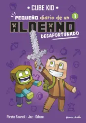 Portada Minecraft. Pequeño diario de un aldeano desafortunado