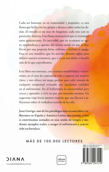 Contraportada Decir sí a la vida