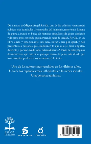 Contraportada Este país merece la pena