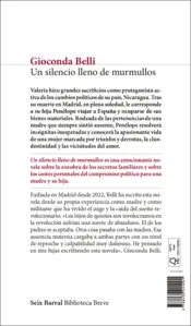 Miniatura contraportada Un silencio lleno de murmullos