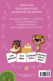 Miniatura contraportada Aprender a leer con Las Fantasticotas 7. Rosa y las huellas misteriosas
