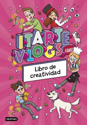 Portada Itarte Vlogs Family. Libro de creatividad