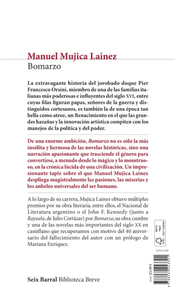 Contraportada Bomarzo