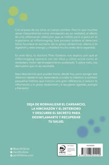 Contraportada Adiós a la inflamación que te envejece
