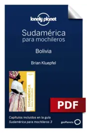Portada Sudamérica para mochileros 3. Bolivia