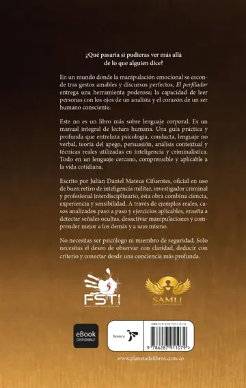 Contraportada El perfilador