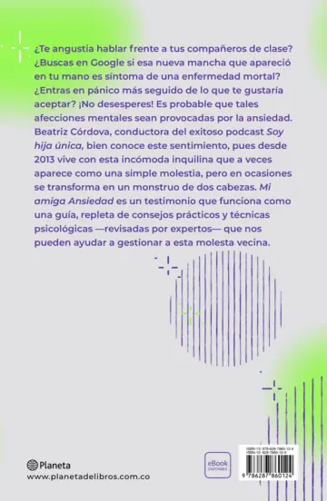 Contraportada Mi amiga ansiedad