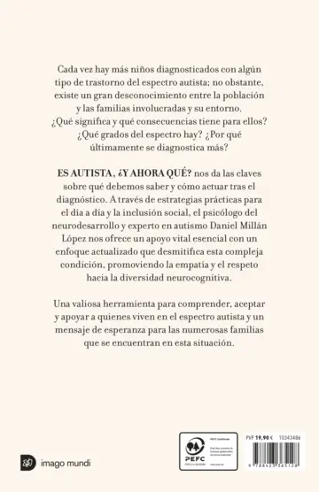 Contraportada Es autista, ¿y ahora qué?