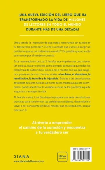 Contraportada Las 5 heridas que impiden ser uno mismo