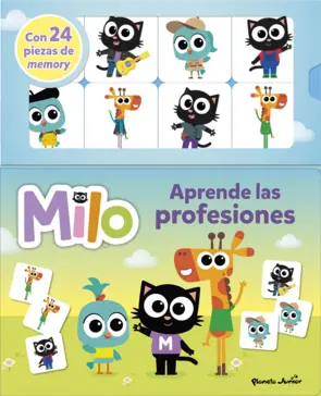 Portada Milo. Aprende las profesiones