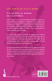 Miniatura contraportada Una corte de alas y ruina