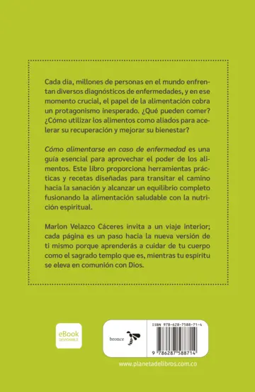 Contraportada Cómo alimentarse en caso de enfermedad