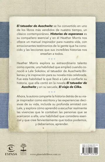 Contraportada Historias de esperanza