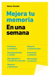 Portada Mejora tu memoria en una semana