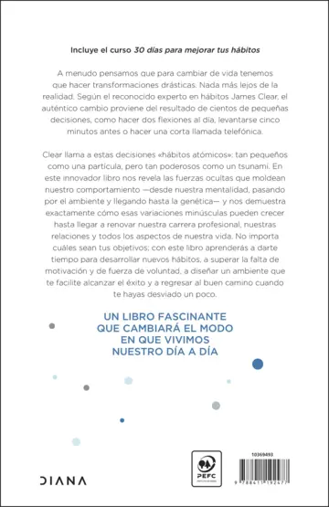 Contraportada Hábitos atómicos. Edición especial