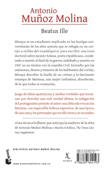 Contraportada Beatus Ille