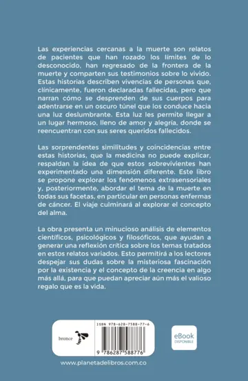 Contraportada En el limite con el mas alla