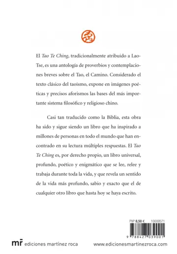 Contraportada Tao Te Ching