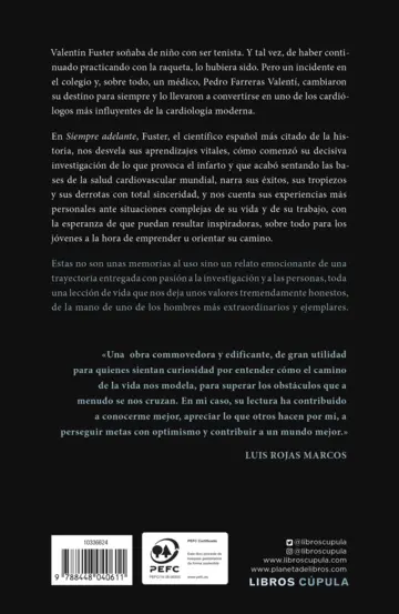 Contraportada Siempre adelante