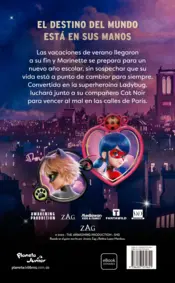 Miniatura contraportada Las aventuras de Ladybug. La película. La novela